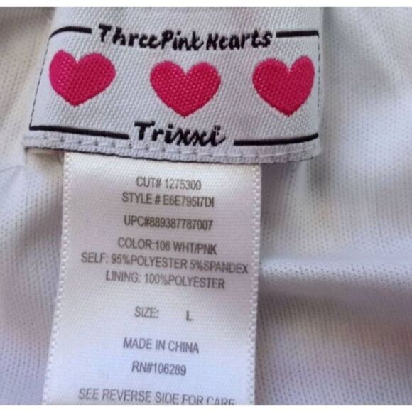 TRIXXI MULTICOLOR STRAPLESS MINI DRESS SZ.L EUC. - Picture 4 of 4